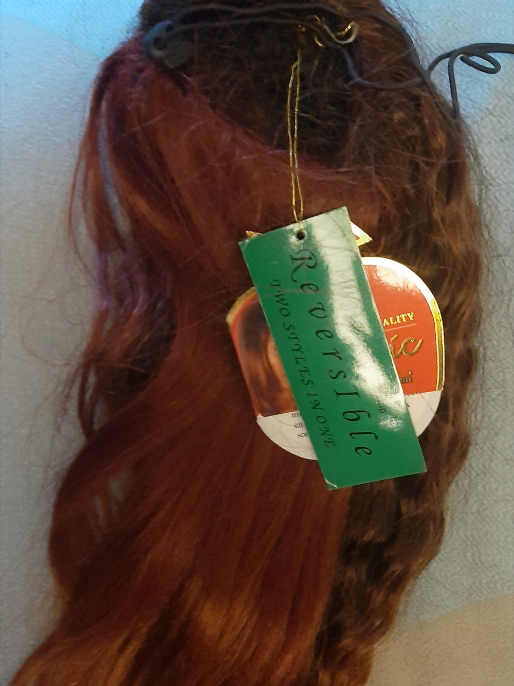 Reversible Clip-In Women's Hair Extension - Auburn